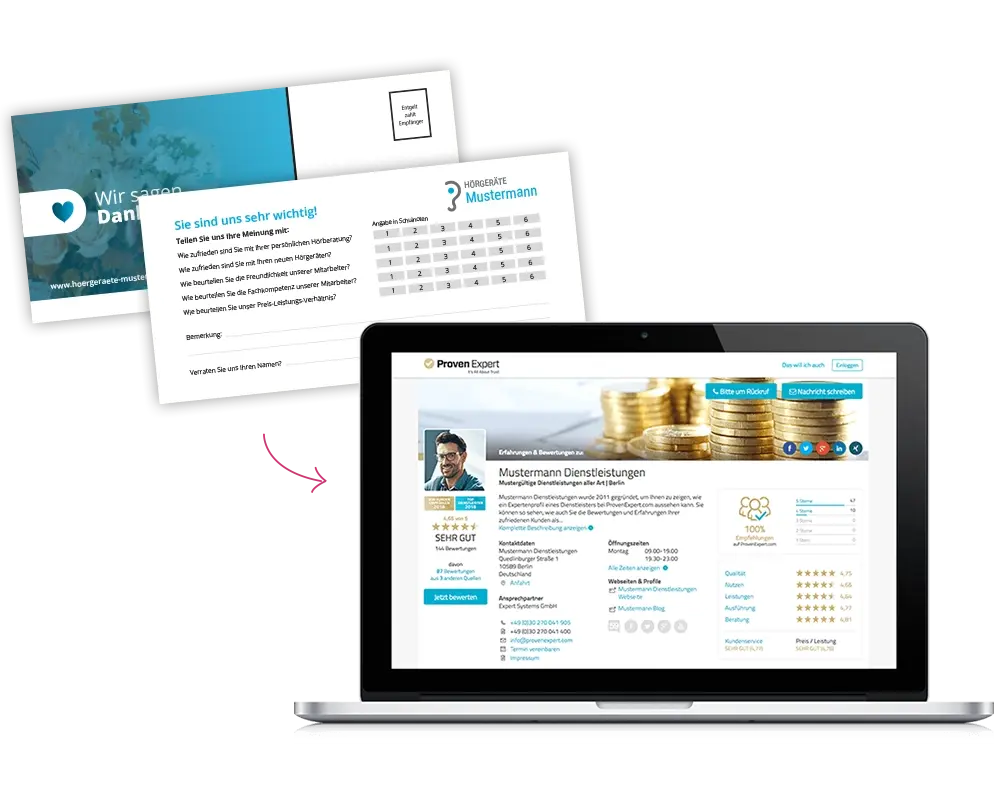 ProvenExpert Sterne-Bewertungen