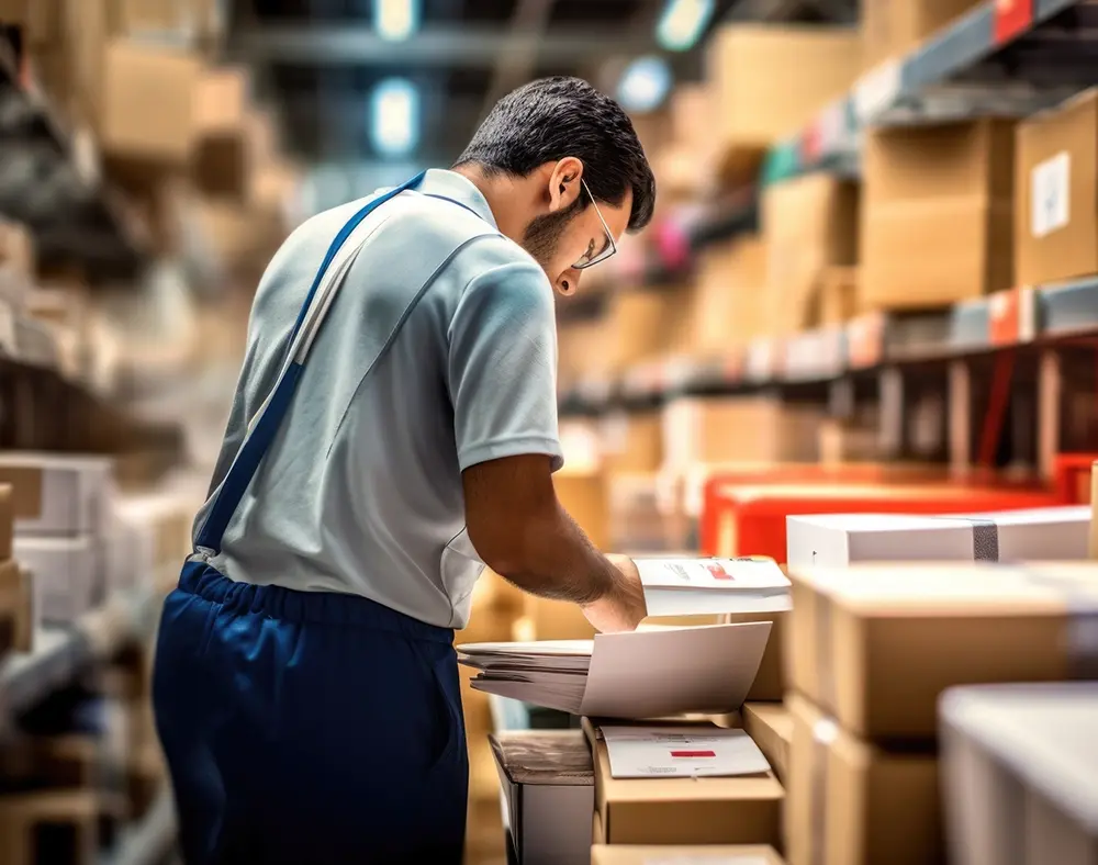 Mailings werden frankiert und sortiert